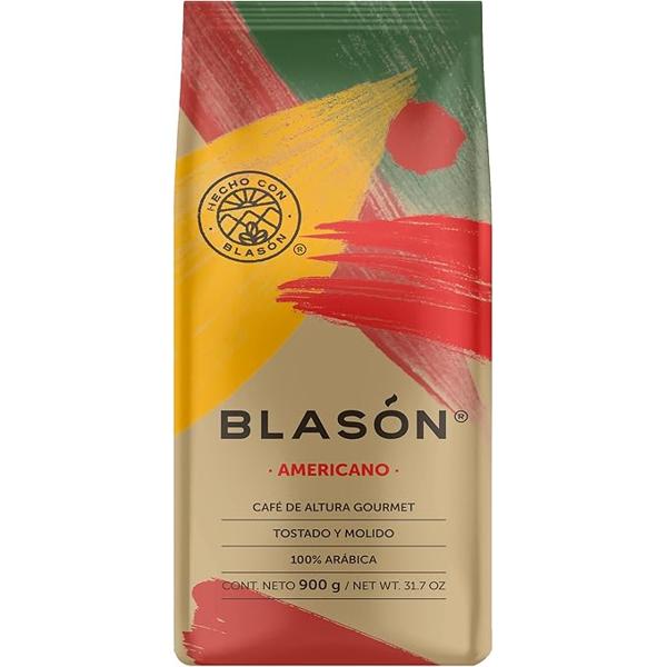 Blasón Café Molido Gourmet Americano 900g (Planea y Ahorra)