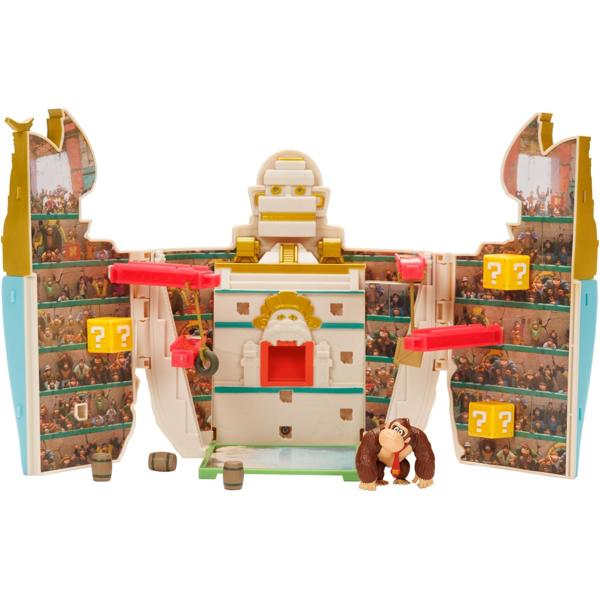 Nintendo - Set de Juego Super Mario Mini Wave 2, Figura Exclusiva Donkey Kong, 6cm