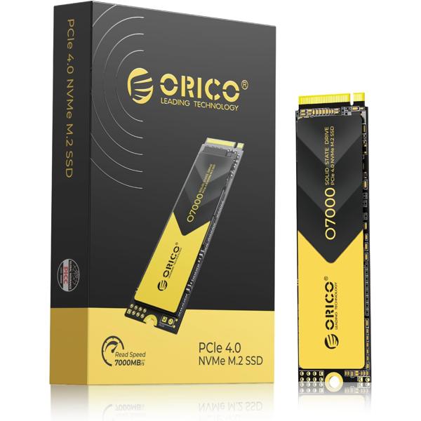 ORICO 2 TB NVMe SSD PCIe 4.0 - Hasta 7000 MB/s, SSD M.2 2280 PCIe 4.0X4